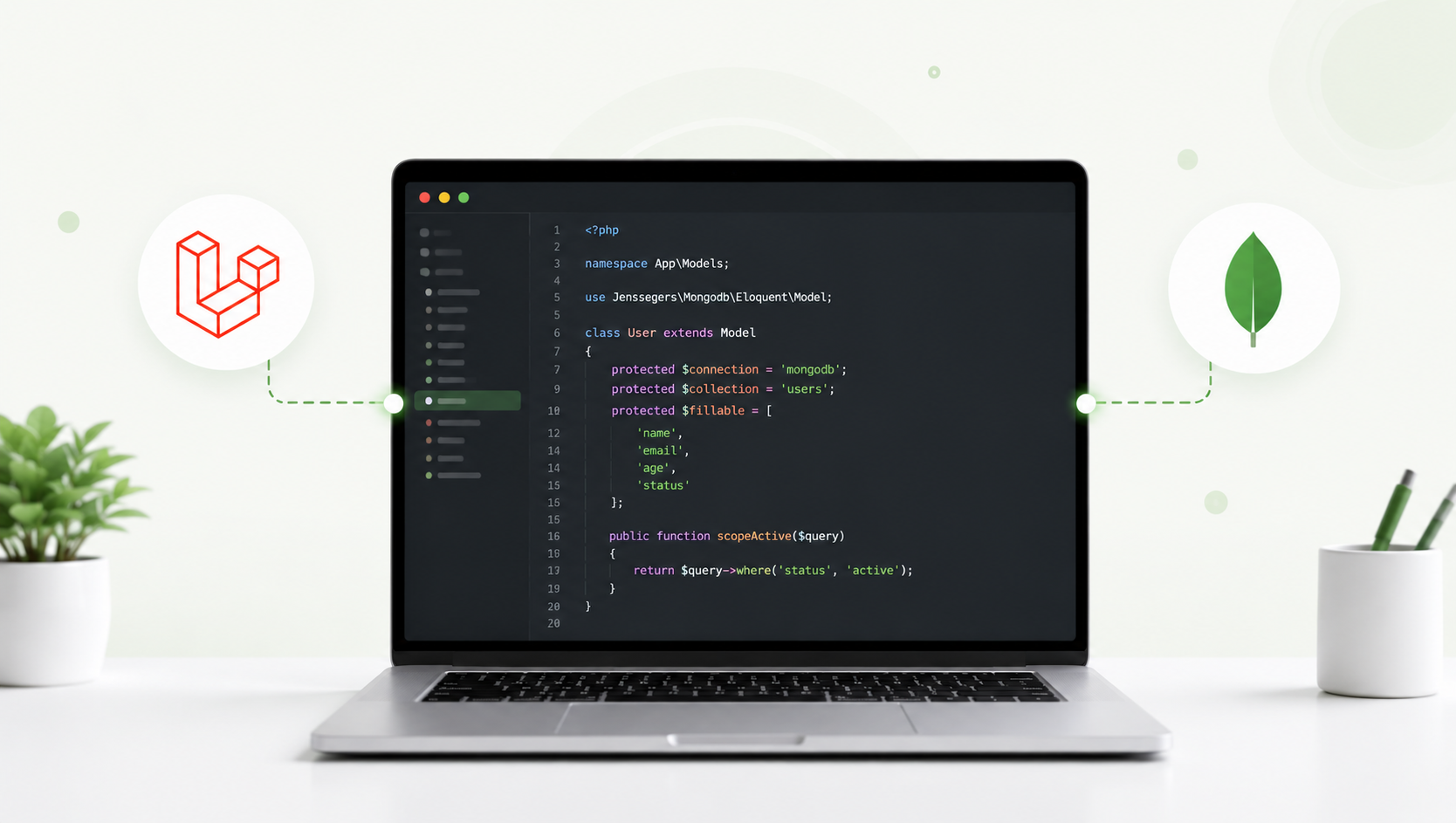 How to use MongoDb with Laravel Eloquent?
