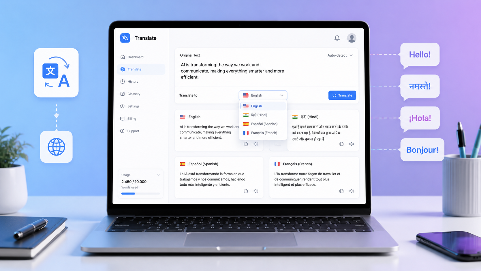 How to translate Dynamic Texts into any Language