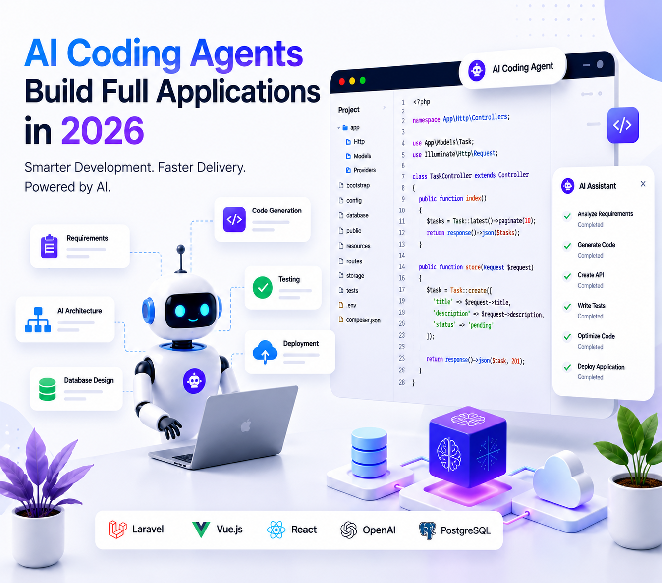 How Developers Are Building Full Applications Using AI Coding Agents in 2026