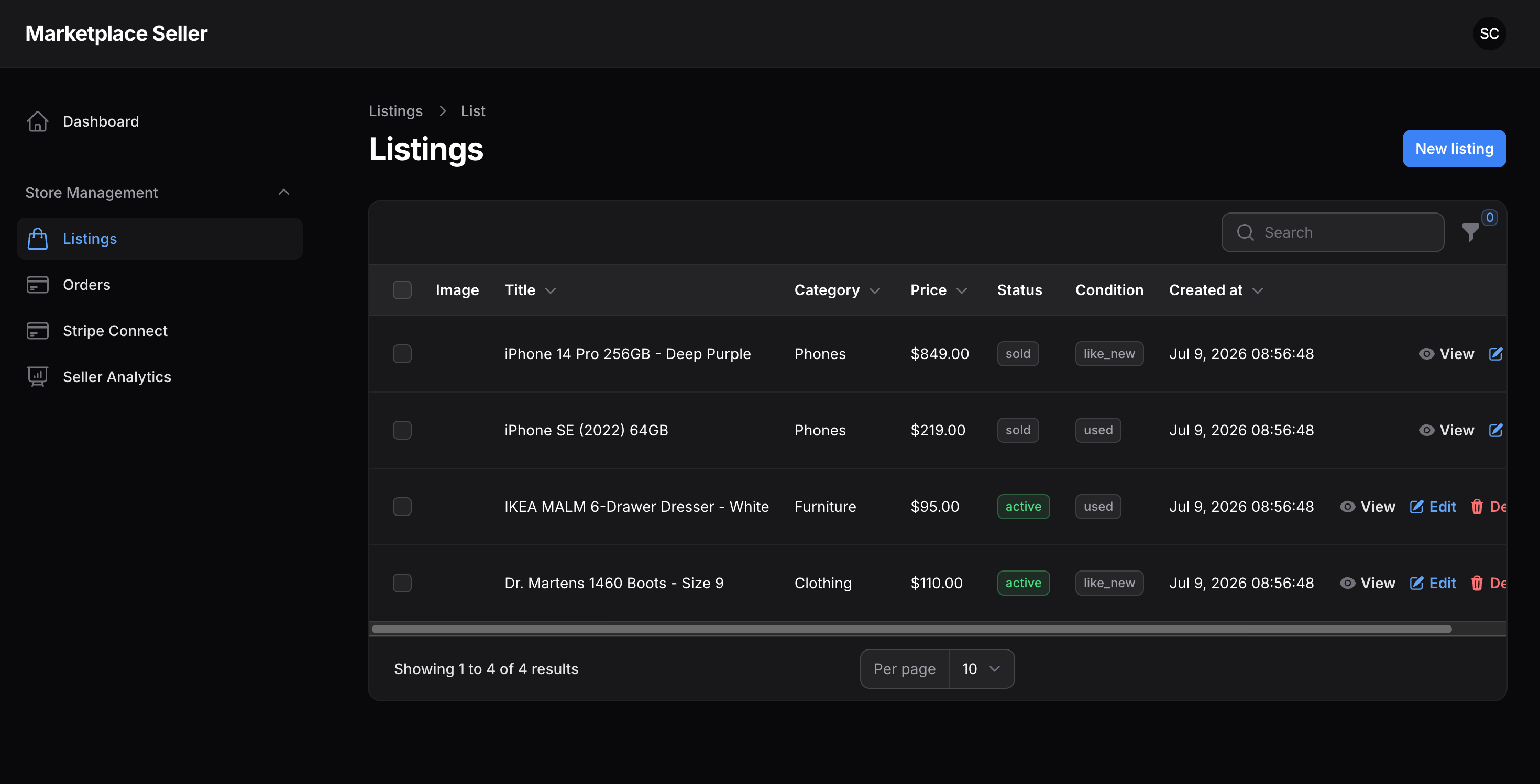 Chat Marketplace