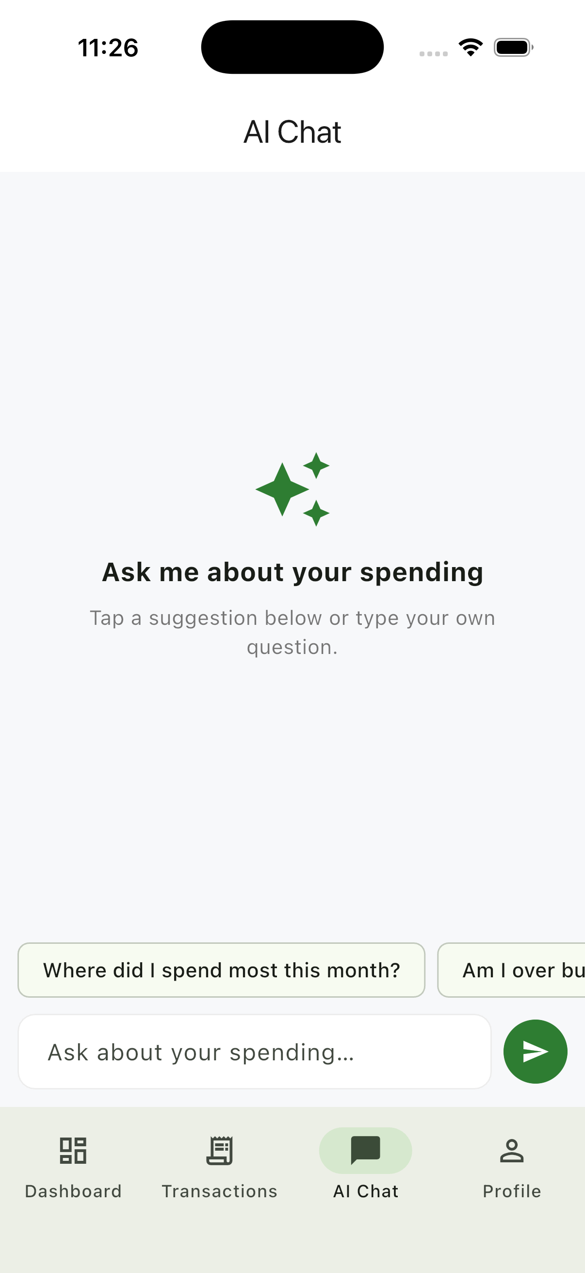 AI-Powered Personal Finance Tracker