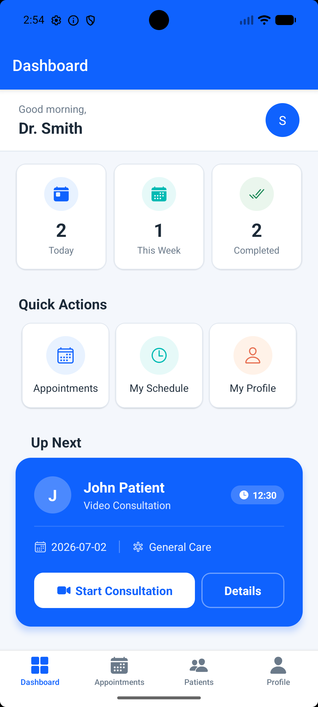 Telemedicine Appointment & Virtual Healthcare Platform