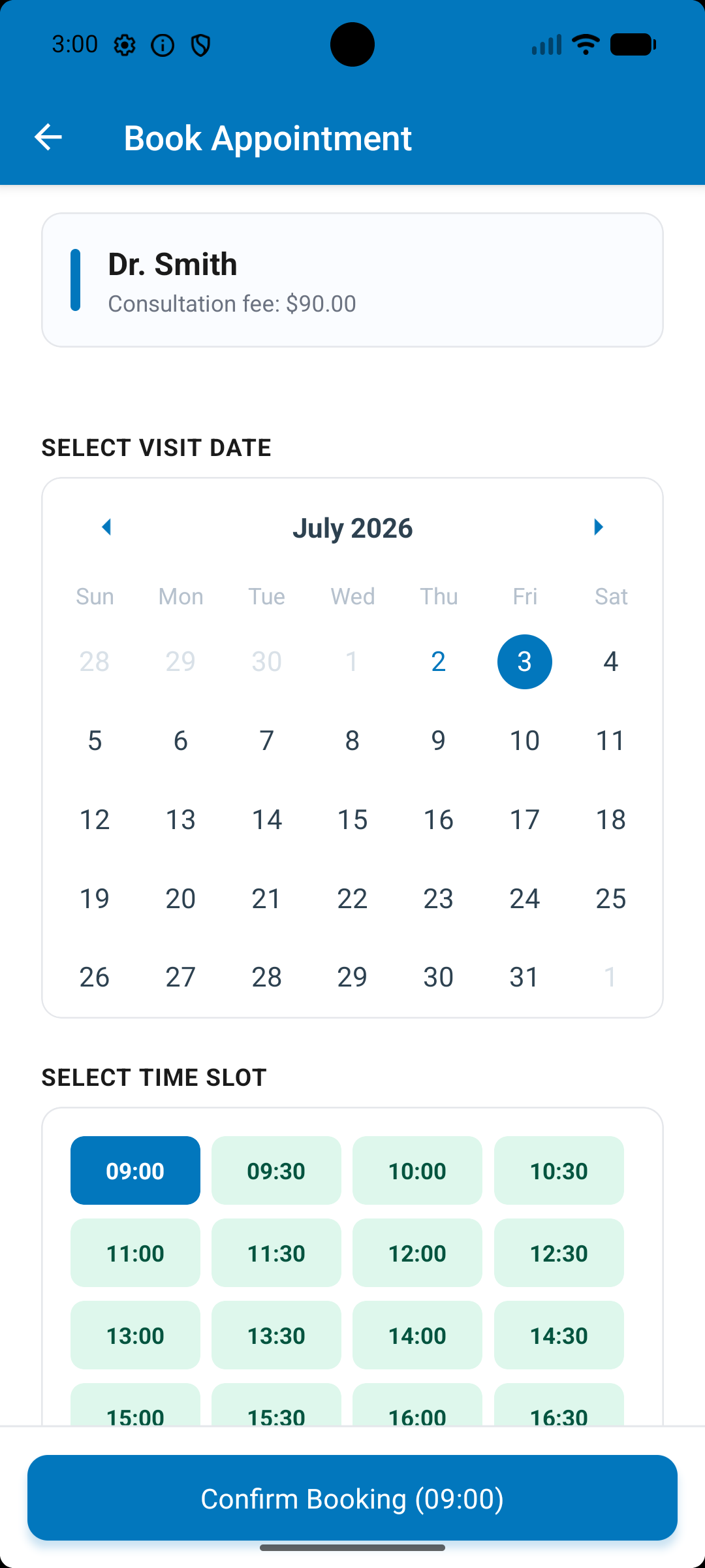 Telemedicine Appointment & Virtual Healthcare Platform