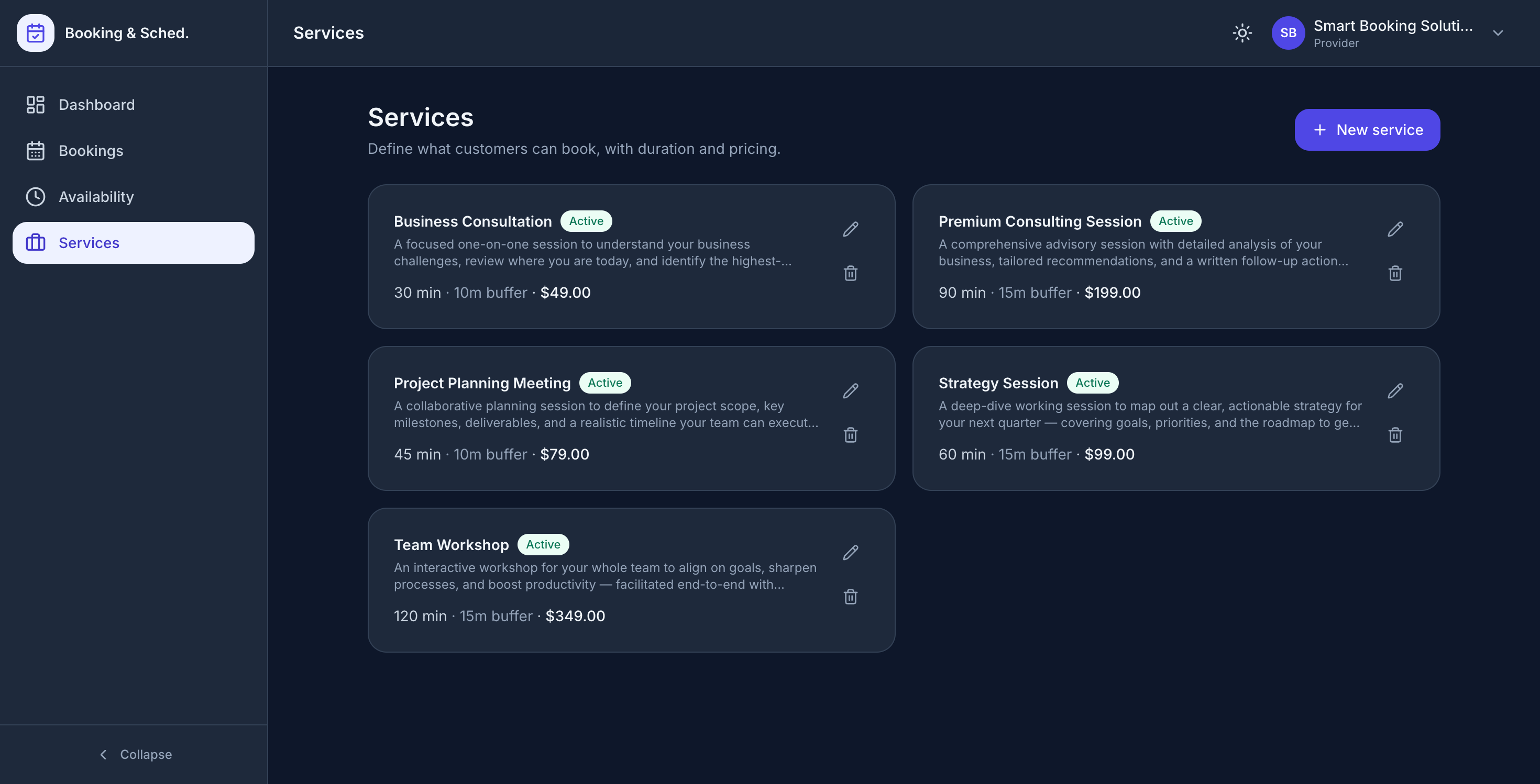Booking & Scheduling Platform