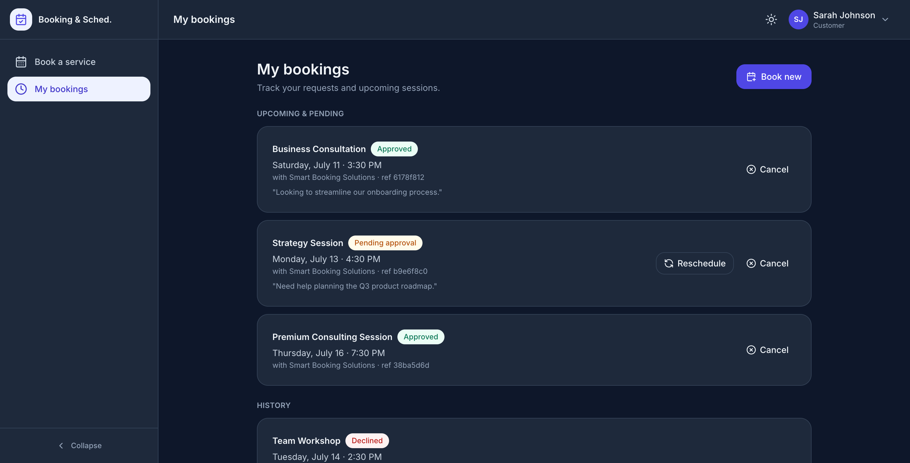 Booking & Scheduling Platform