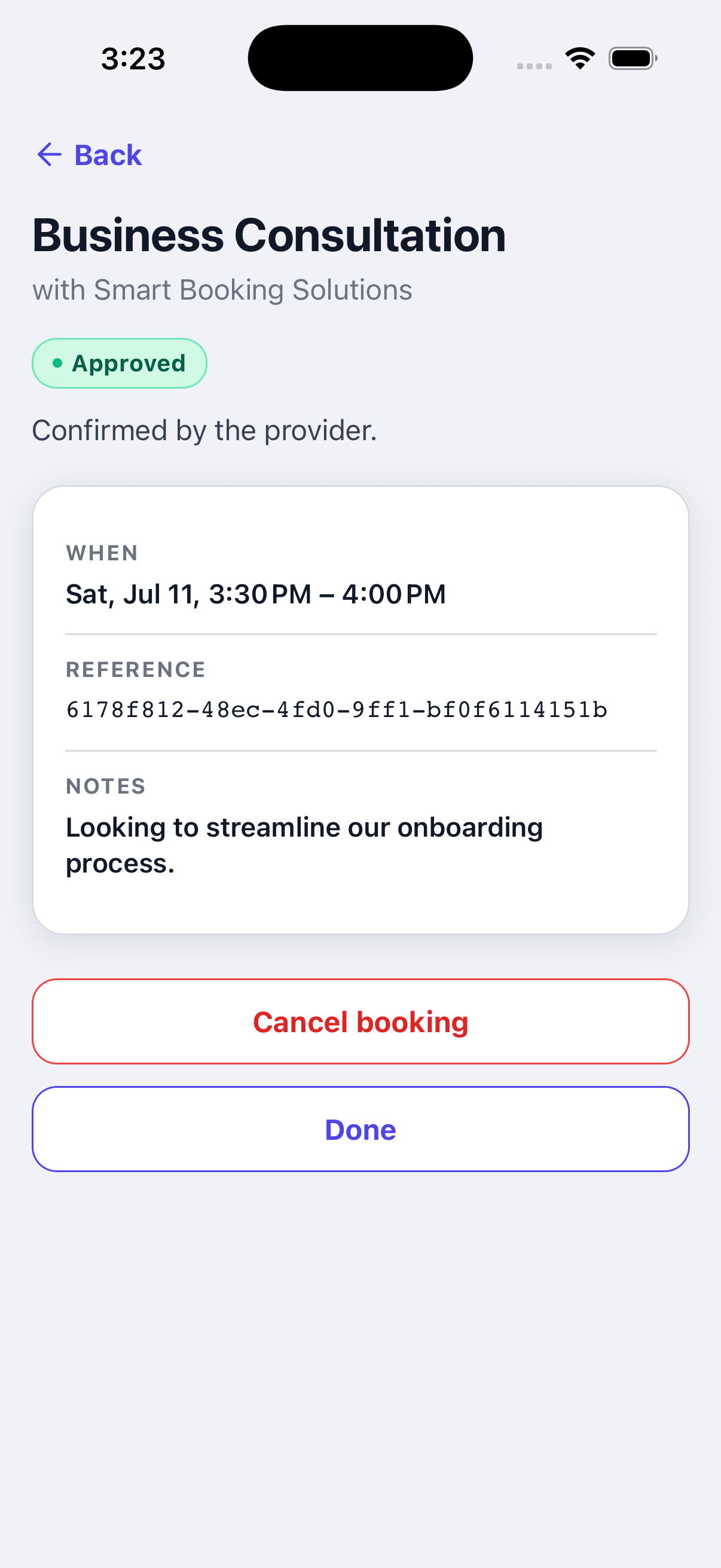 Booking Mobile App
