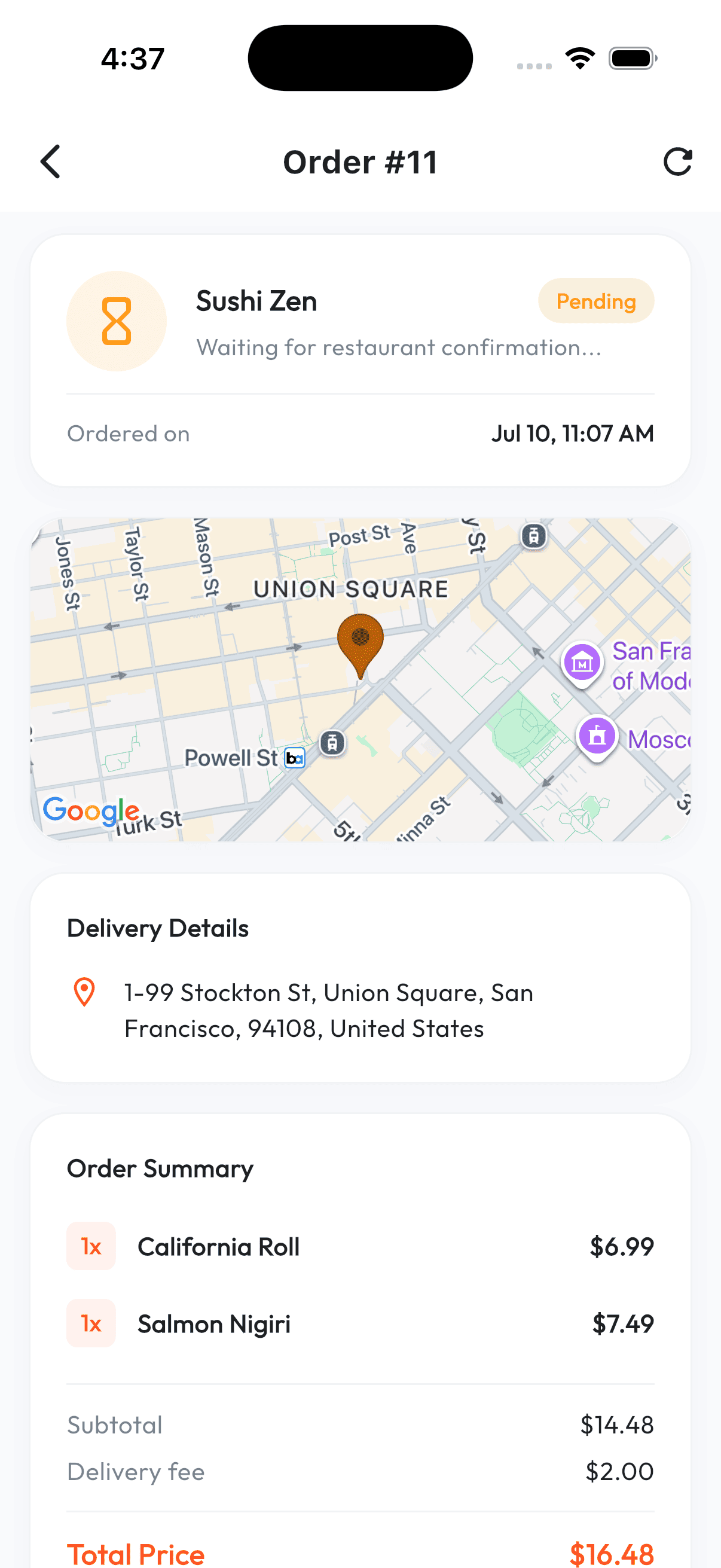 FoodDash Customer & Rider Apps