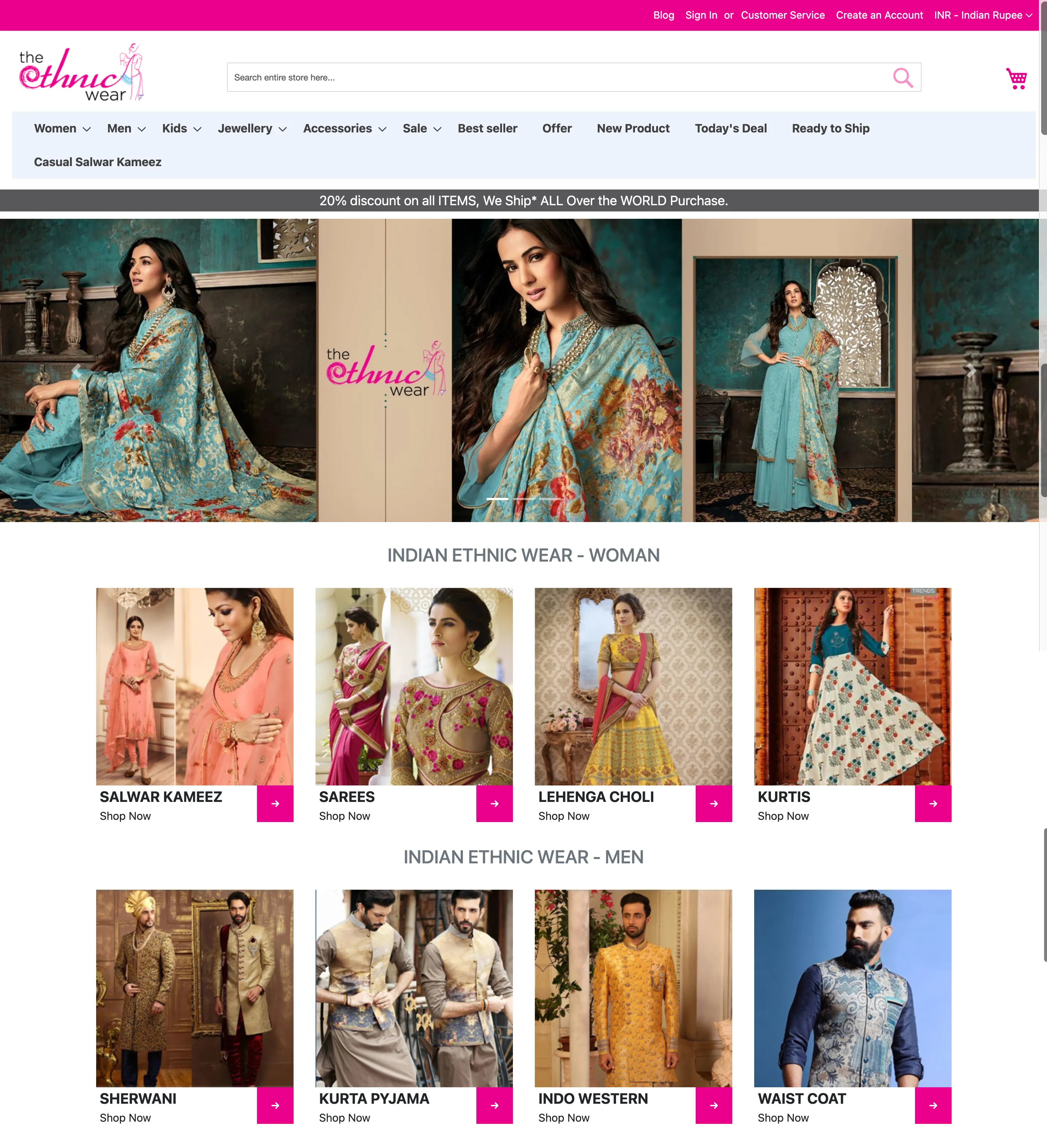 Indian clothing saree Store