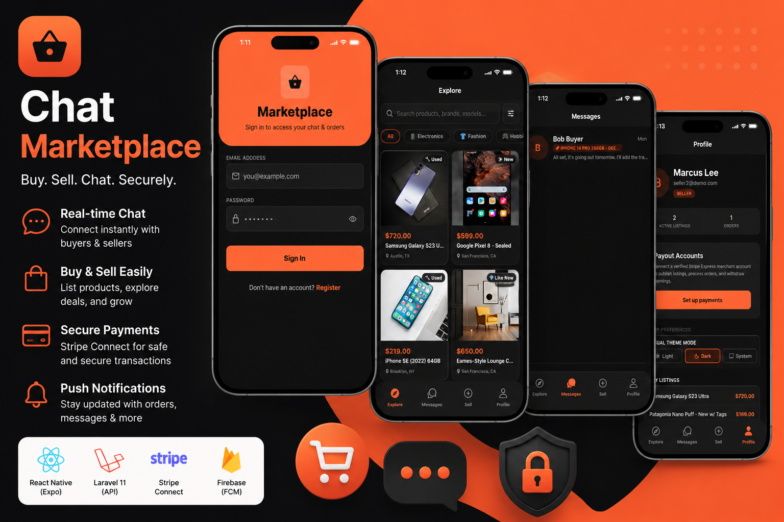 Chat Marketplace App