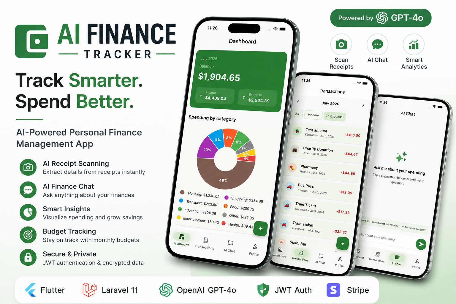 AI-Powered Personal Finance Tracker