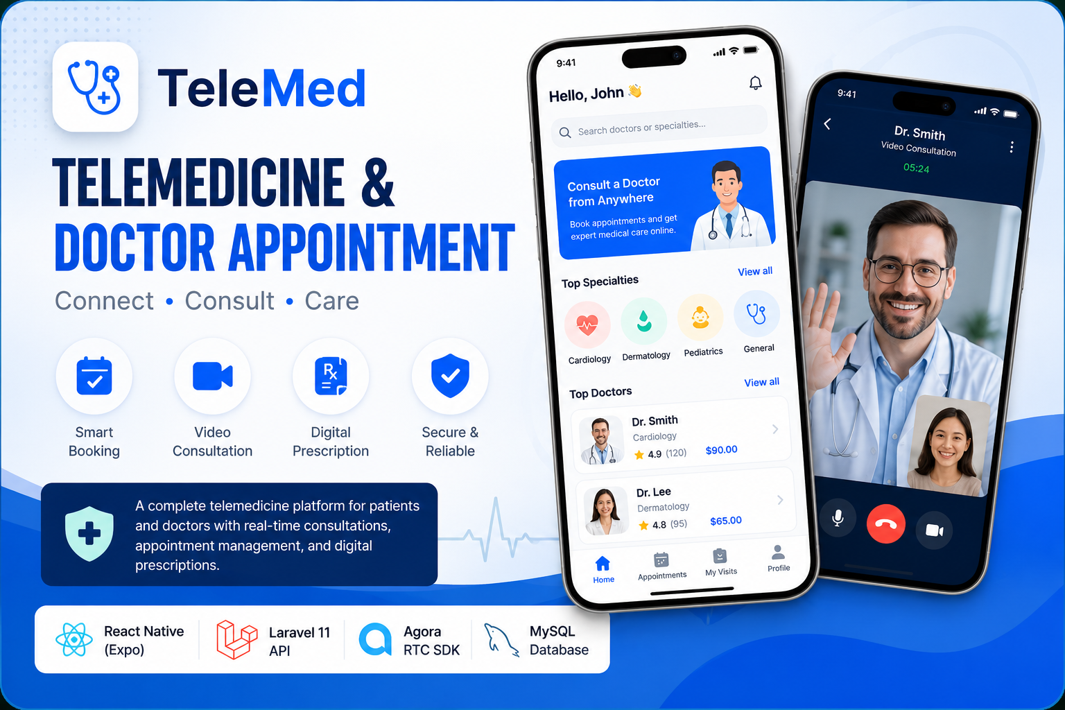 Telemedicine Appointment & Virtual Healthcare Platform