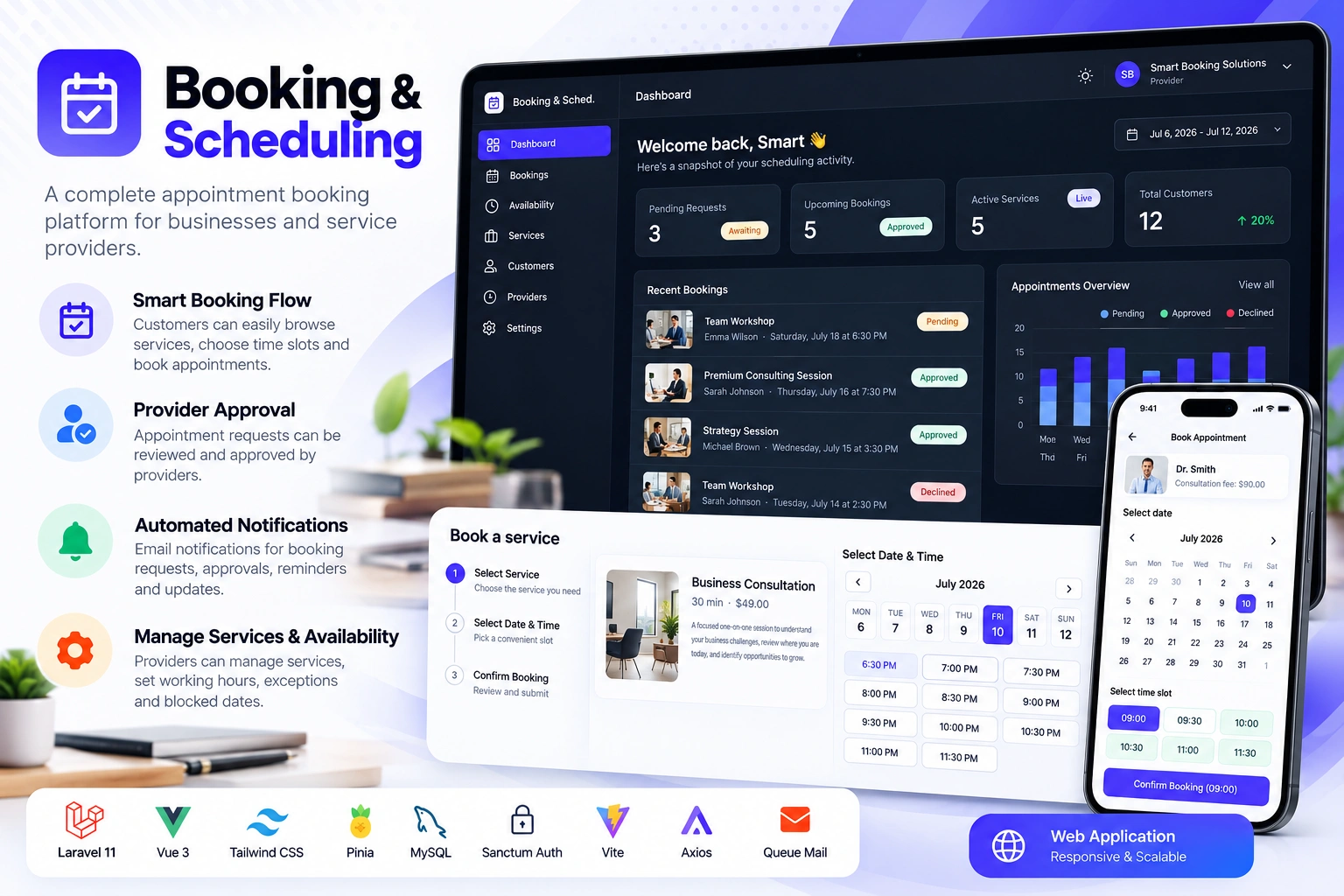Booking & Scheduling Platform